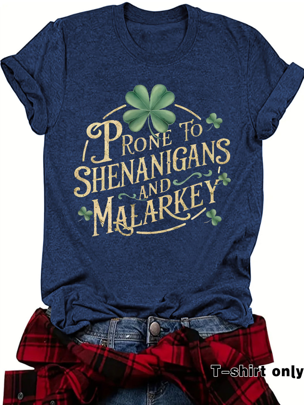 T-shirt short sleeved women's letter print