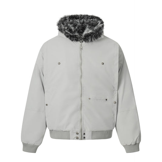 Style Hooded Short Warm Cotton Coat