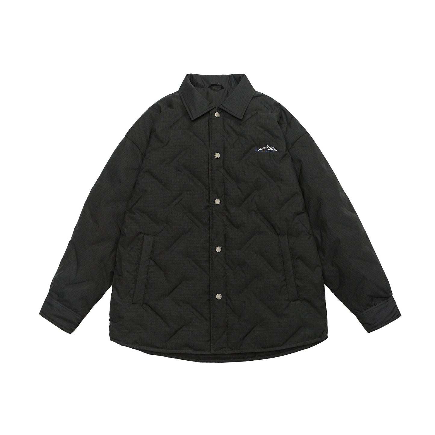 Stand-Up Collar White Duck Down Men's Warm Outerwear