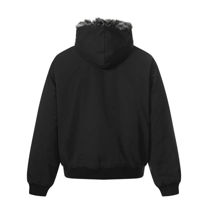 Style Hooded Short Warm Cotton Coat