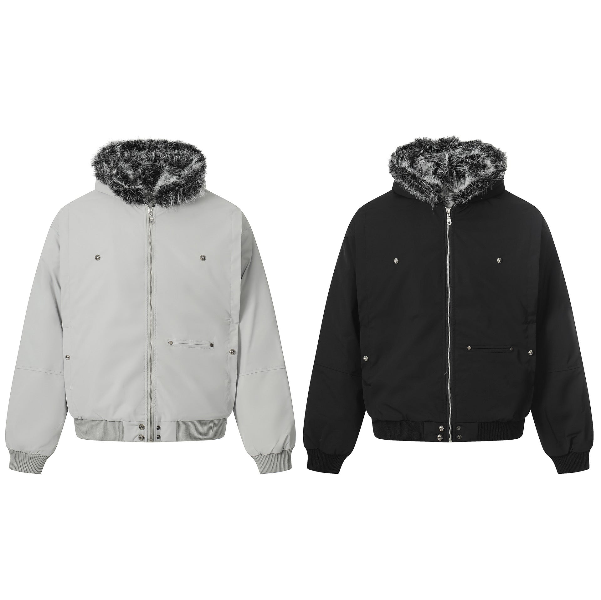 Style Hooded Short Warm Cotton Coat
