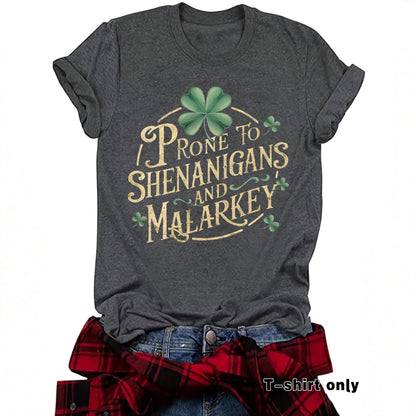 T-shirt short sleeved women's letter print