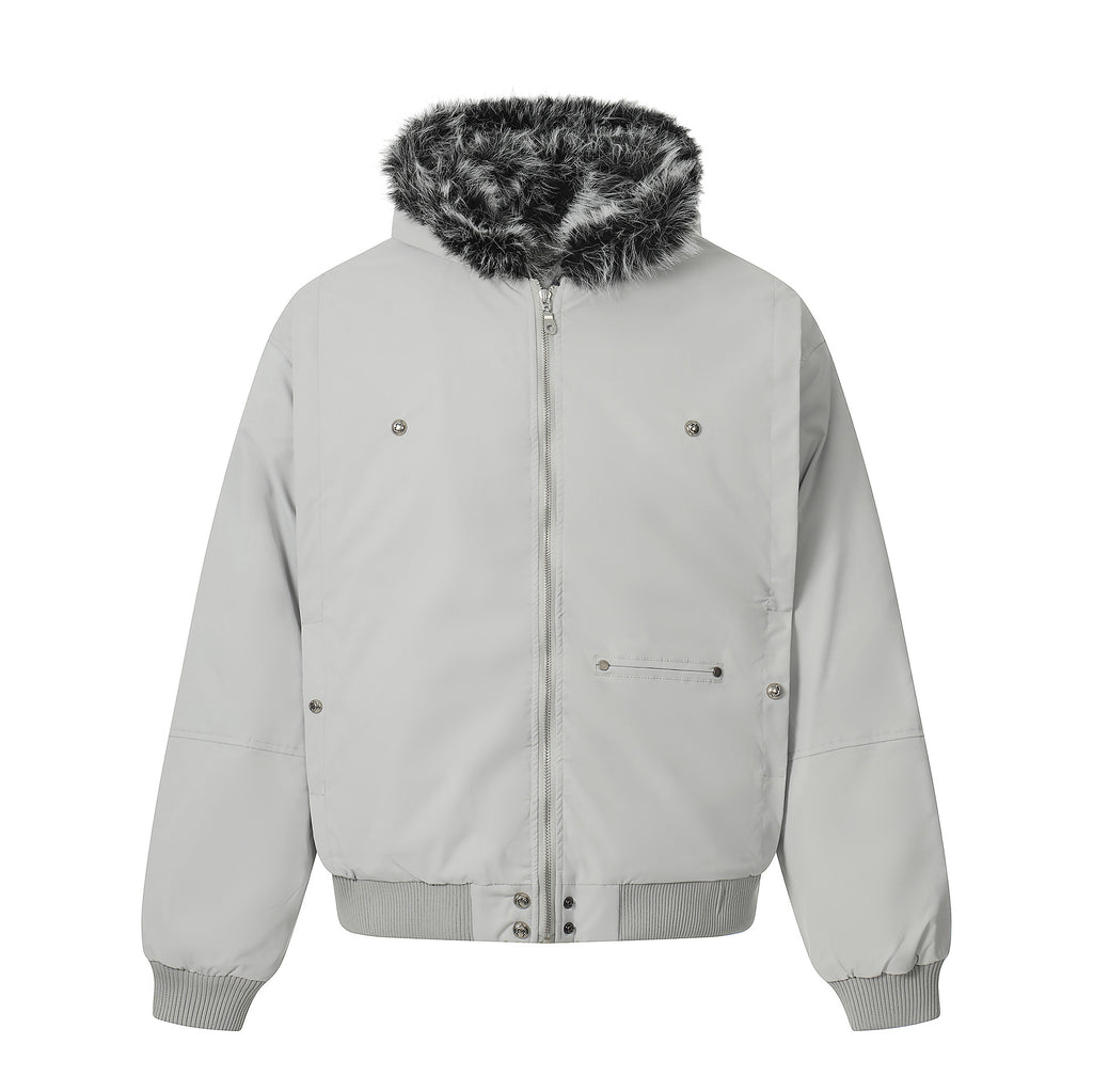 Style Hooded Short Warm Cotton Coat
