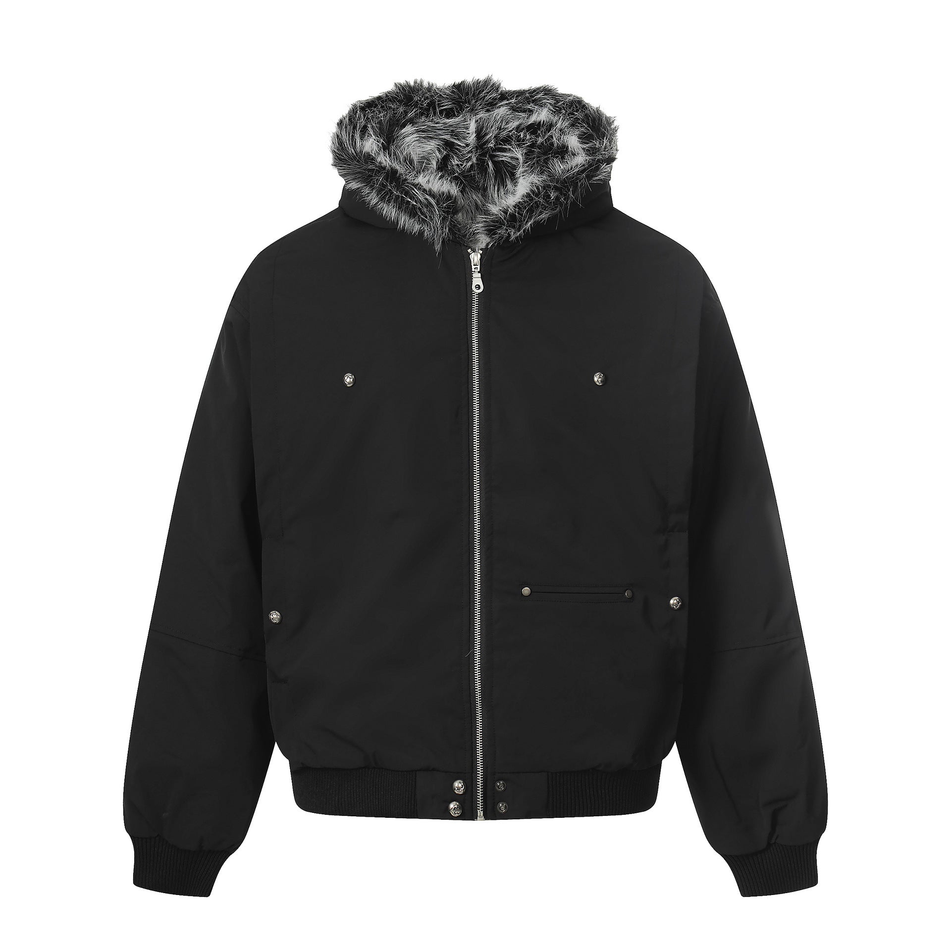 Style Hooded Short Warm Cotton Coat